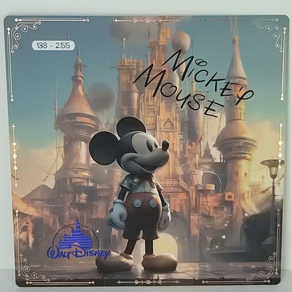 Mickey Mouse Castle Disney 100th Limited Edition Art Card Print Big One 138/255